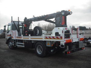 Grue télécom tarière G2T grue de levage grue de forage camion grue